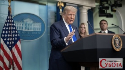 Дональд Трамп під час виступу у Білому домі, 2026 рік