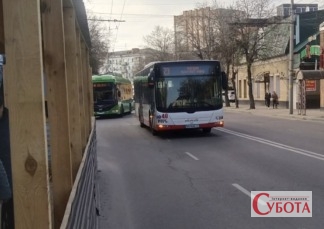 Пасажирський автобус MAN на вулиці Велика Бердичівська у Житомирі