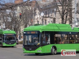 Зелені тролейбуси на вулицях Житомира