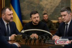 Володимир Зеленський під час наради з Ігорем Клименком та Михайлом Федоровим щодо змін у керівництві Міноборони