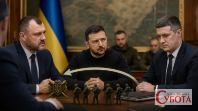 Володимир Зеленський під час наради з Ігорем Клименком та Михайлом Федоровим щодо змін у керівництві Міноборони