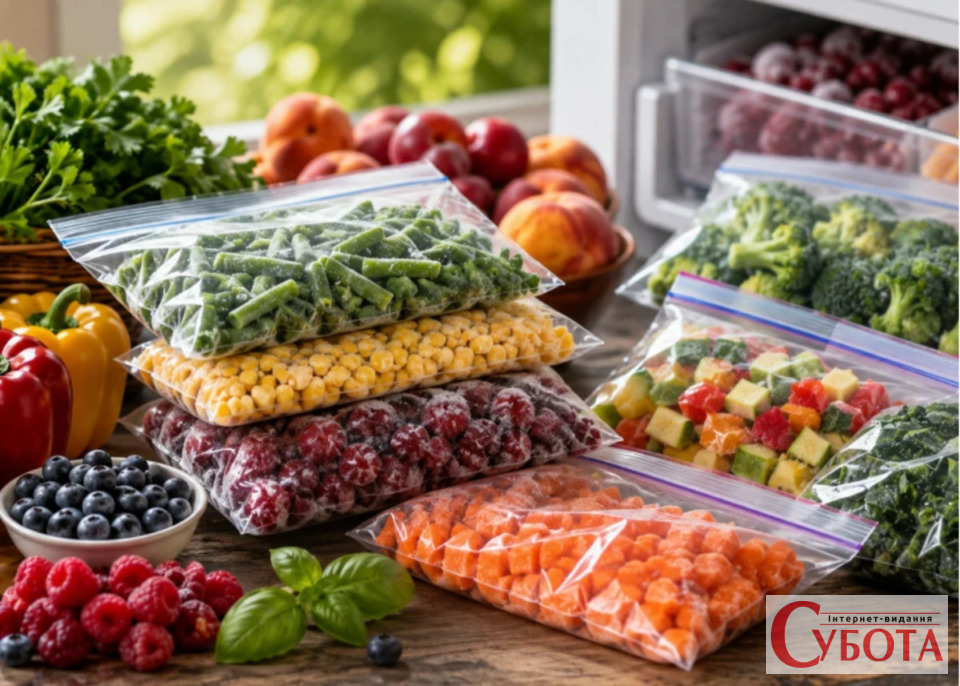 Які продукти варто заморозити на зиму у серпні: список сезонних овочів, ягід і зелені