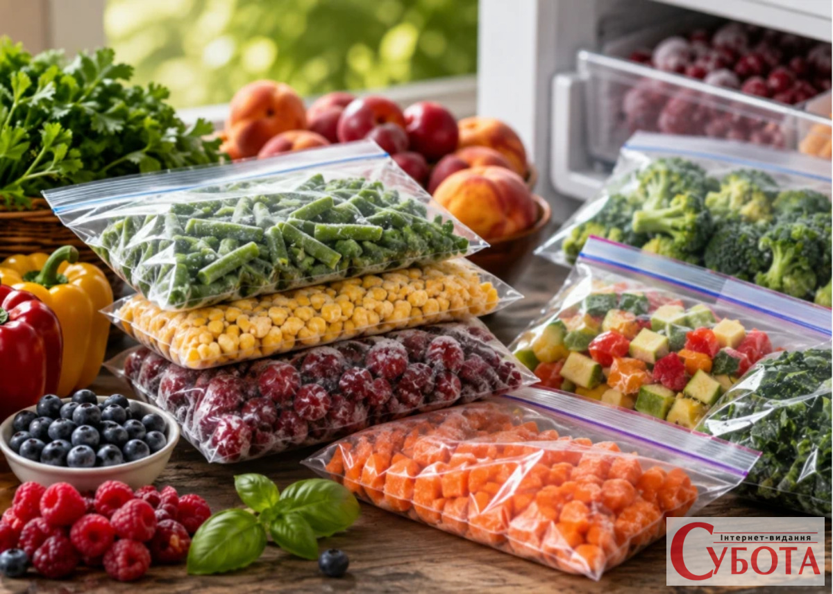 Які продукти варто заморозити на зиму у серпні: список сезонних овочів, ягід і зелені