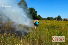 На Житомирщині під час пожежі сухої трави виявили тіло жінки