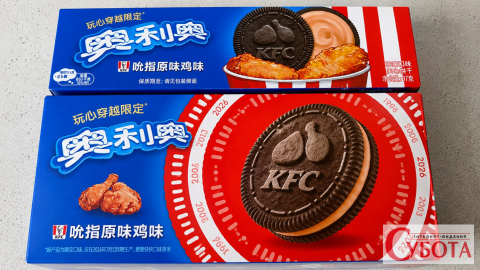Випустили печиво Oreo зі смаком курки з KFC