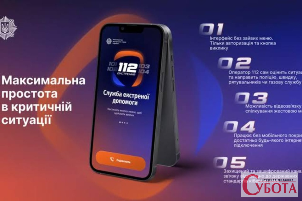Застосунок 112 почав працювати без мобільного зв’язку