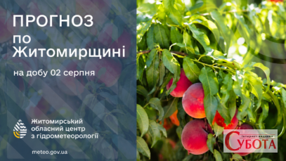 Житомирщину чекає один із найспекотніших днів