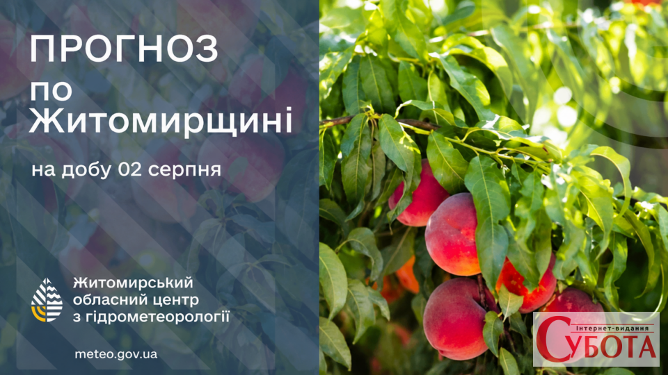 Житомирщину чекає один із найспекотніших днів