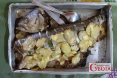 Запечена скумбрія — рецепт скумбрії з яблуками в духовці
