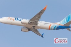 Літак Boeing 737 MAX авіакомпанії Flydubai — архівне фото