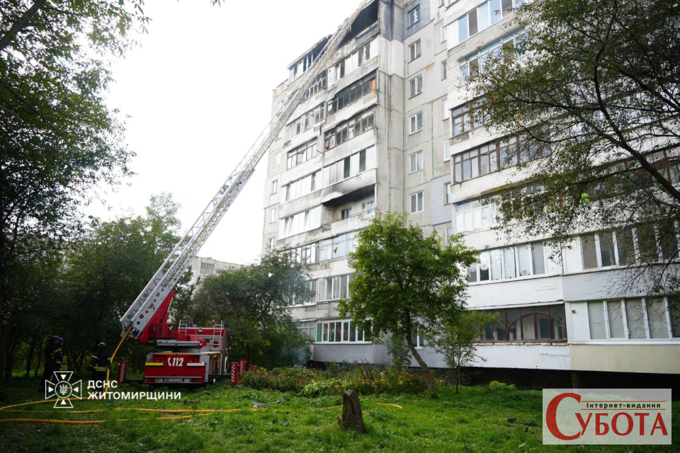Пошкоджена багатоповерхівка та постраждала людина: наслідки удару по Бердичеву — фото 6