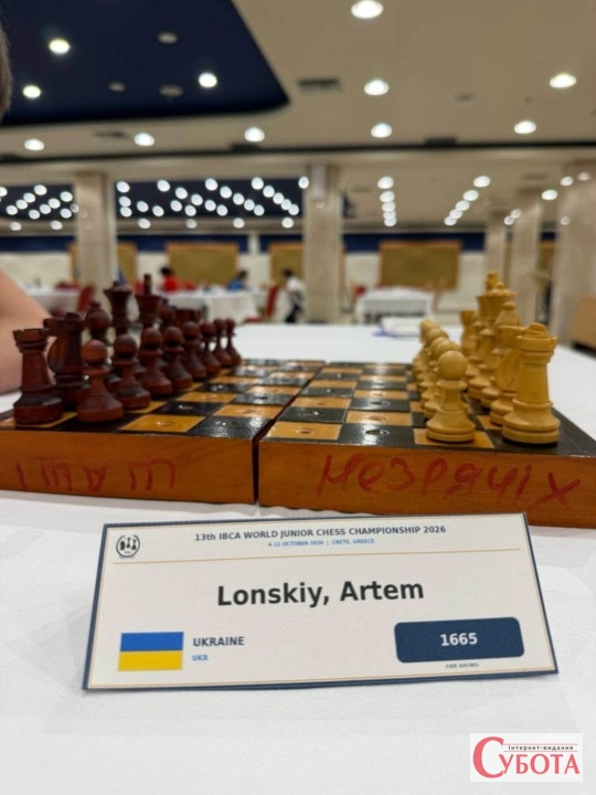 Житомирський шахіст Артем Лонський посів четверте місце на чемпіонаті світу — до медалі забракло пів бала — фото 1