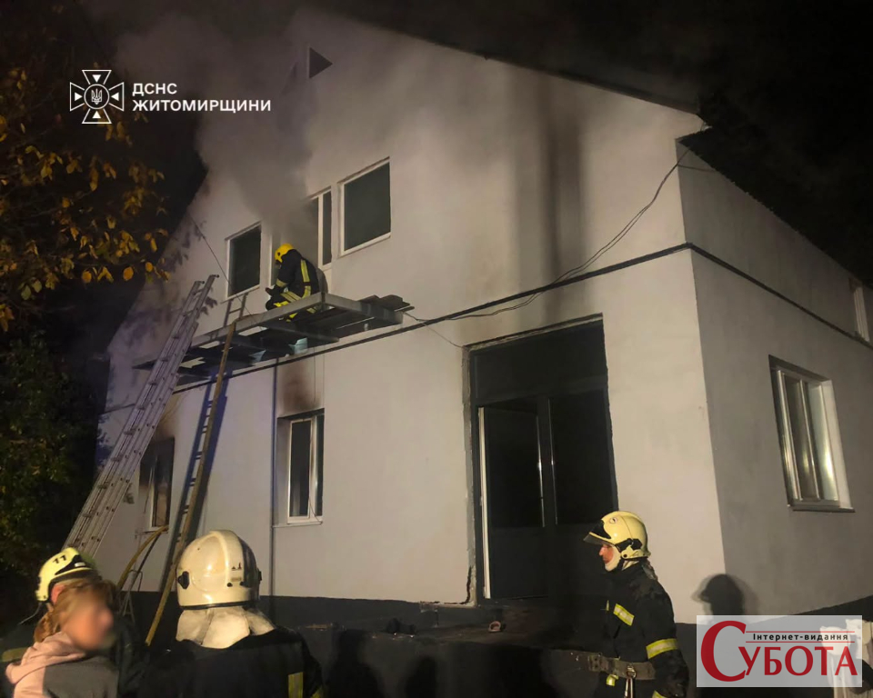 Вогонь знищив майно в кімнаті, але не поширився будинком: пожежа у селі Житомирського району