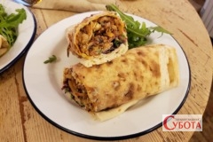 Handmade Chicken Shawarma Wrap Lavash