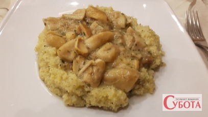 Polenta con funghi
