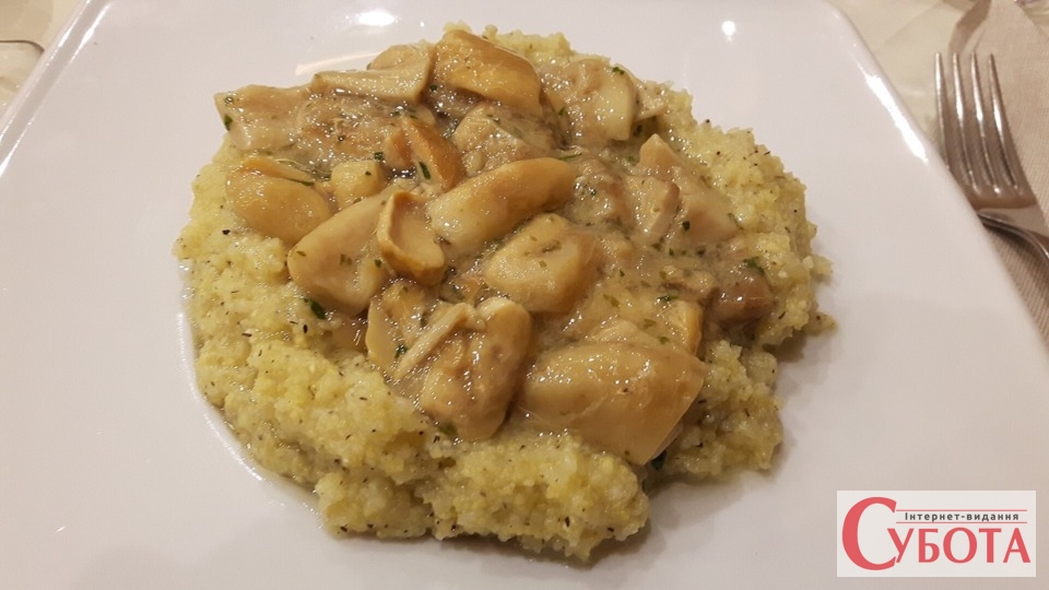 Polenta con funghi