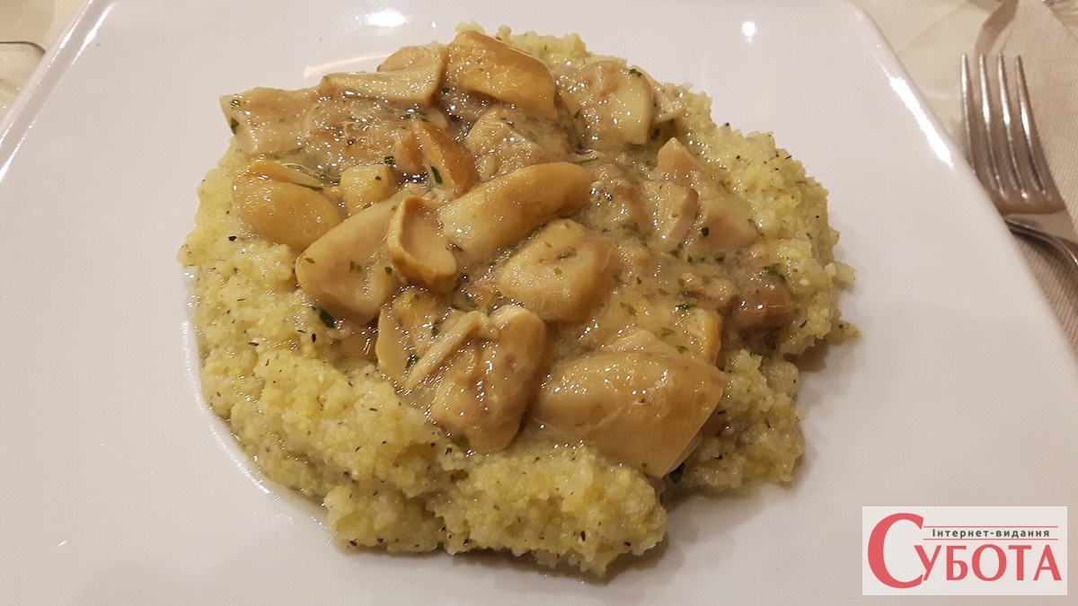 Polenta con funghi