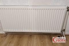 Replacement of a central heating radiator Hillegersberg Rotterdam 06
