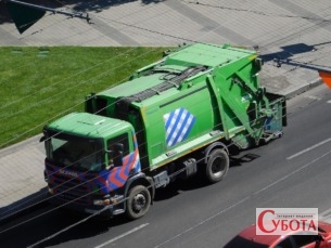 Scania garbage truck Dnipro Ukraine 29.08.19