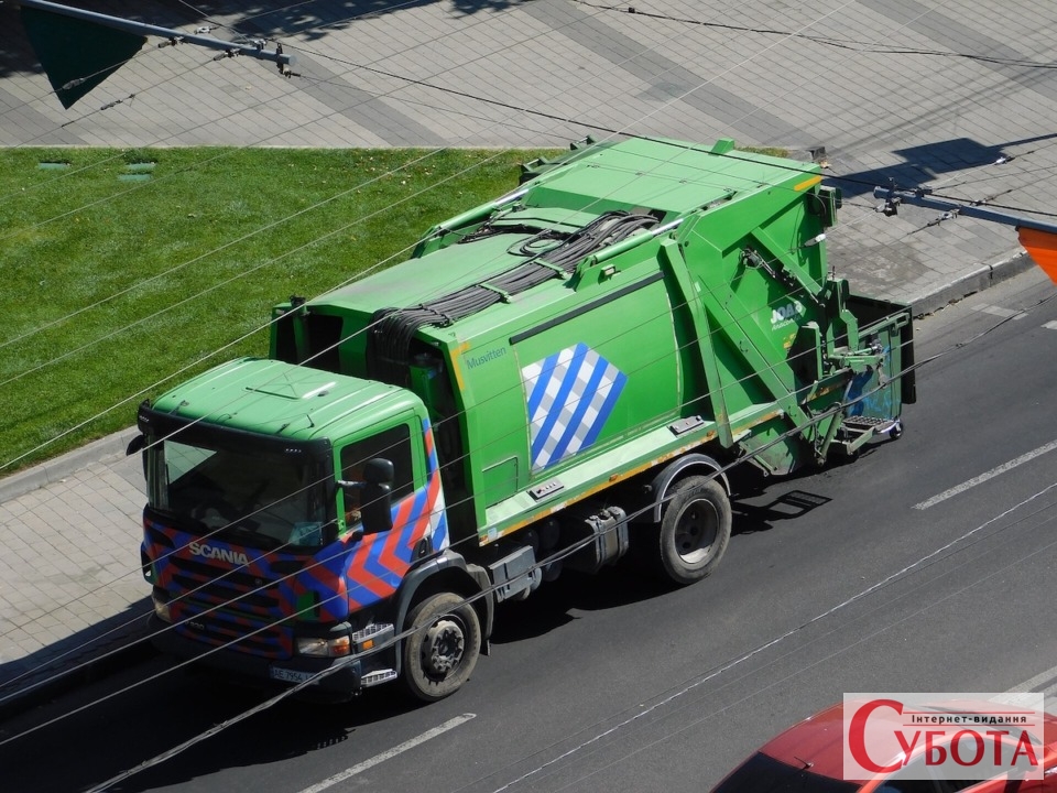 Scania garbage truck Dnipro Ukraine 29.08.19
