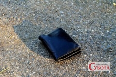 Wallet on ground