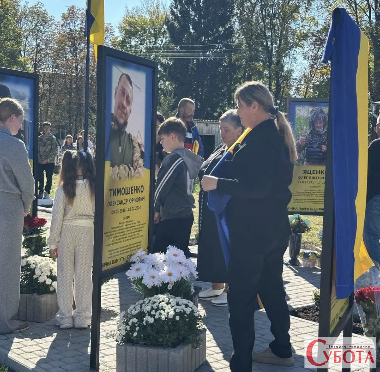 У селі Покровське Олевської громади відкрили Алею Героїв на честь загиблих земляків — фото 3