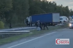 ДТП з фурою на дорозі зі Звягеля у напрямку Житомира