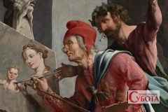 Святий Лука пише образ Богородиці. Картина Мартена ван Гемскерка, 1532 рік. Репродукція: Wikimedia Commons