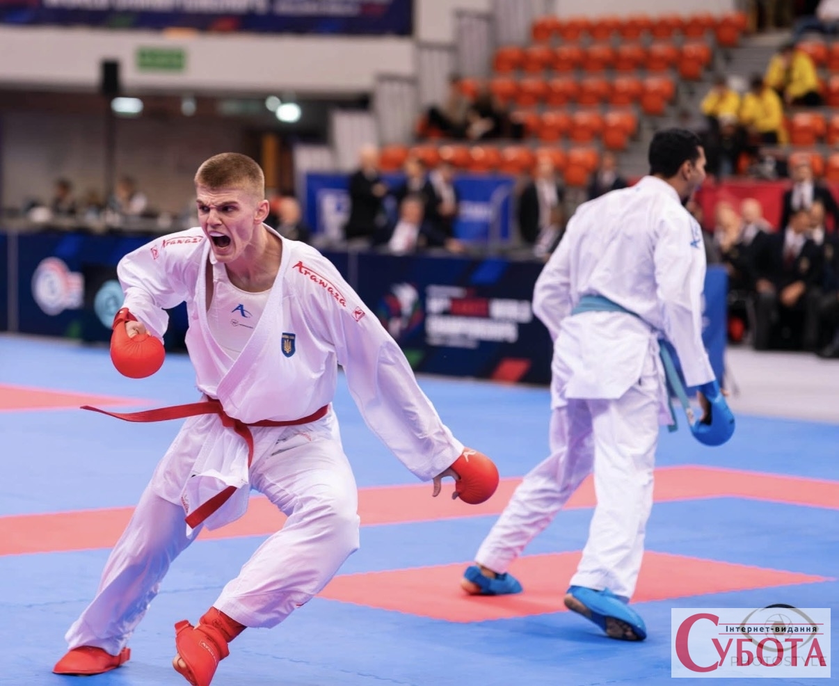 Каратист зі Звягеля Нікіта Дмитренко здобув срібло чемпіонату світу U21 у Польщі — фото 1