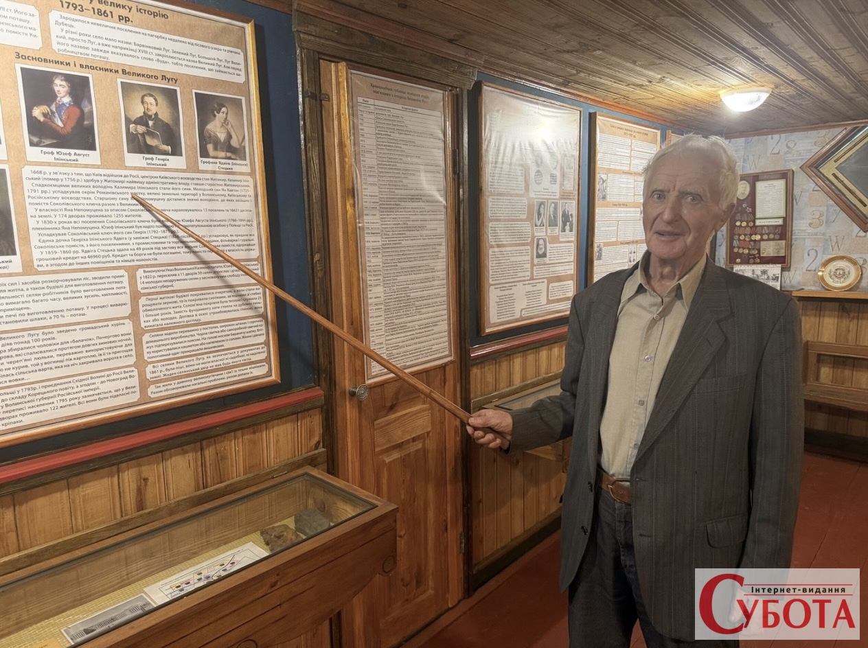 81-річний краєзнавець із Житомирщини віддав музею три кімнати свого дому: тисячам експонатів уже тісно
