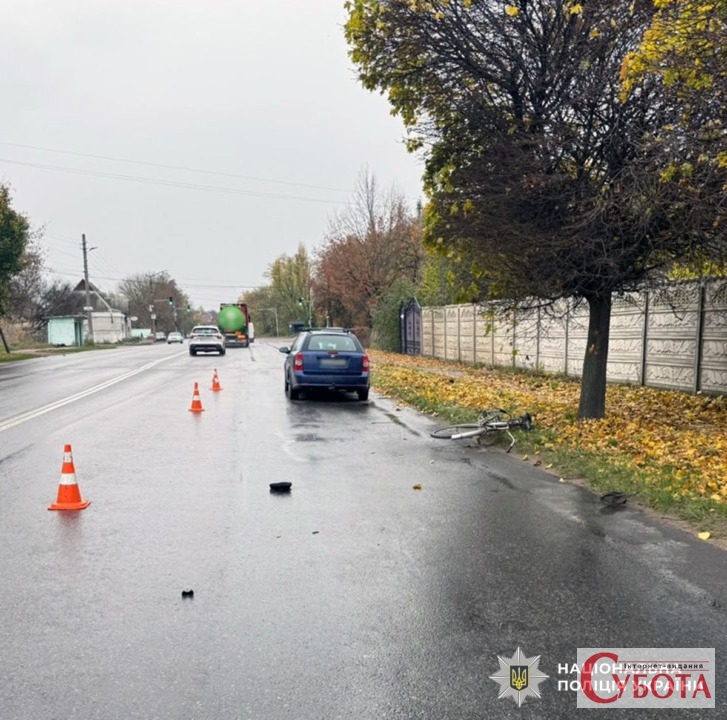 У Коростені автомобіль Daewoo Nubira наїхав на 85-річного велосипедиста — фото 1